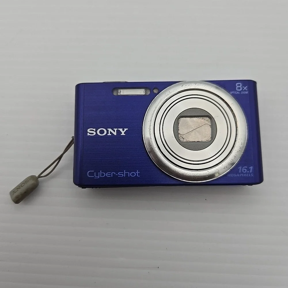 SONY DSC-W730 Purple Digital Camera 8x Zoom 16.1MP (Parts‎ Only)